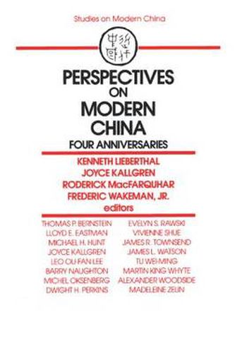 Cover image for Perspectives on Modern China: Four Anniversaries