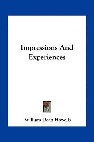 Cover image for Impressions and Experiences