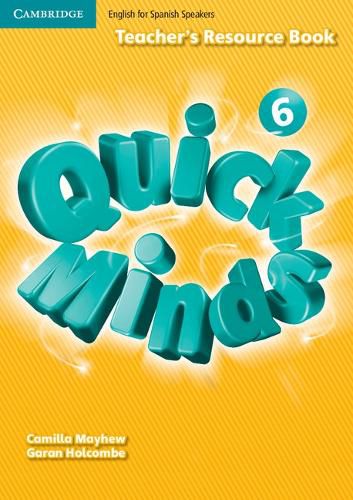 Cover image for Quick Minds Level 6 Teacher's Resource Book Spanish Edition