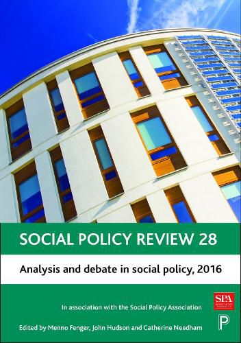 Cover image for Social Policy Review 28: Analysis and Debate in Social Policy, 2016