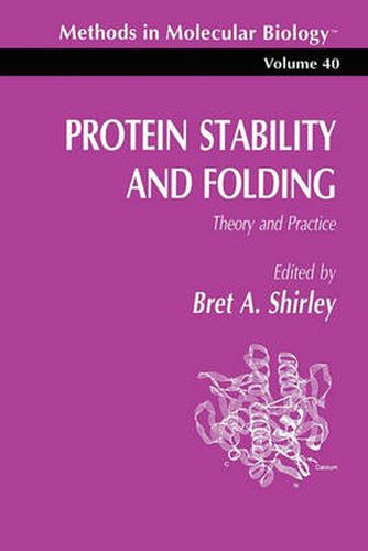 Cover image for Protein Stability and Folding: Theory and Practice