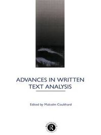 Cover image for Advances in Written Text Analysis