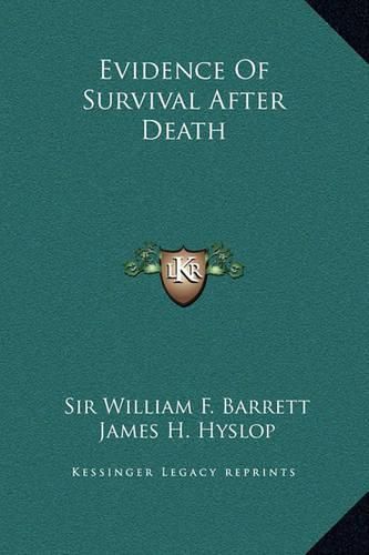 Cover image for Evidence of Survival After Death