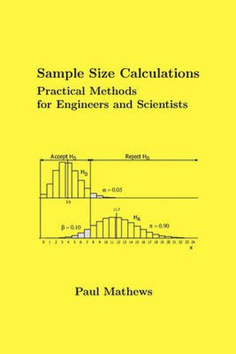 Cover image for Sample Size Calculations: Practical Methods for Engineers and Scientists