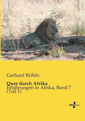Cover image for Quer durch Afrika: Erfahrungen in Afrika, Band 7 (Teil 1)