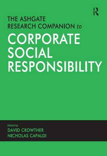 Cover image for The Ashgate Research Companion to Corporate Social Responsibility