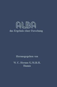 Cover image for Alba: Das Ergebnis Einer Forschung