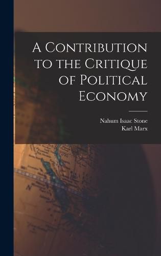 Cover image for A Contribution to the Critique of Political Economy