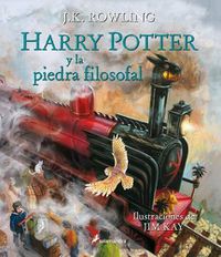 Cover image for Harry Potter y la piedra filosofal. Edicion ilustrada / Harry Potter and the Sorcerer's Stone: The Illustrated Edition