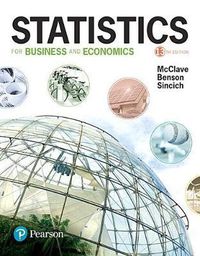 Cover image for Statistics for Business and Economics Plus Mylab Statistics with Pearson Etext -- 24 Month Access Card Package