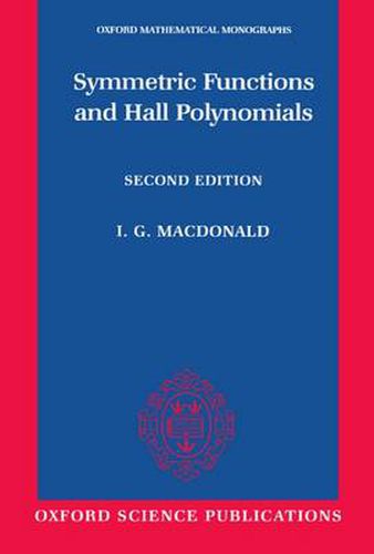 Cover image for Symmetric Functions and Hall Polynomials