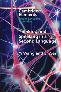 Cover image for Thinking and Speaking in a Second Language