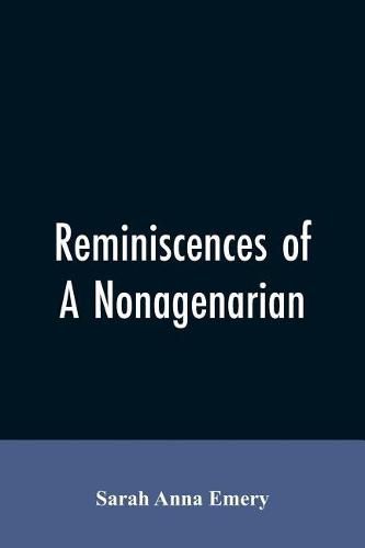 Cover image for Reminiscences of a nonagenarian