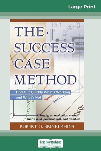 Cover image for The Success Case Method (16pt Large Print Edition)