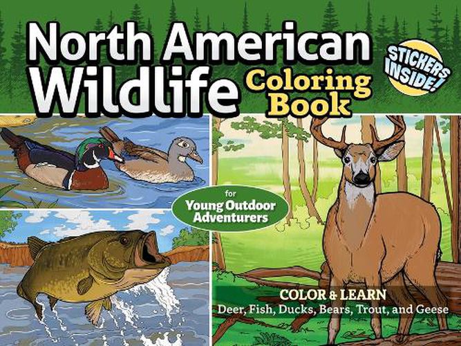 North American Wildlife Coloring Book for Young Outdoor Adventurers