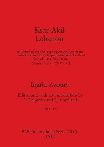 Cover image for Ksar Akil Lebanon, Part i