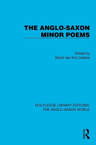 Cover image for The Anglo-Saxon Minor Poems