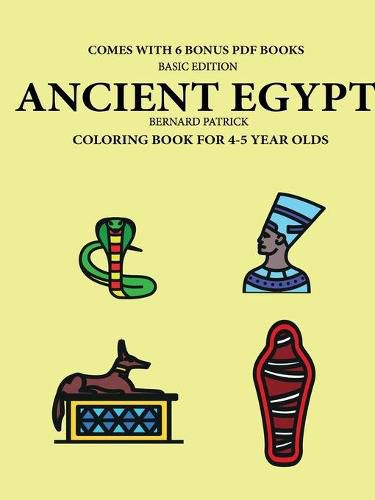 Cover image for Coloring Book for 4-5 Year Olds (Ancient Egypt)