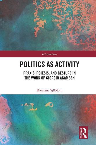 Cover image for Politics as Activity
