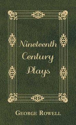 Cover image for Nineteenth Century Plays