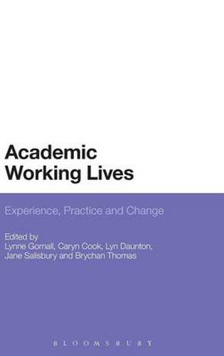 Cover image for Academic Working Lives: Experience, Practice and Change