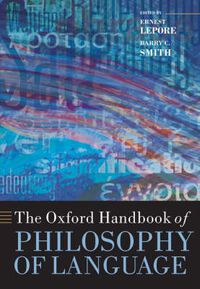 Cover image for The Oxford Handbook of Philosophy of Language