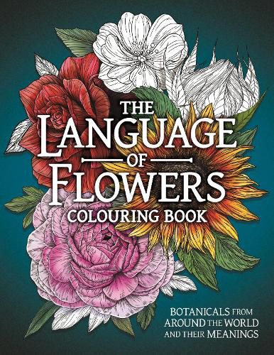 Cover image for The Language of Flowers Colouring Book