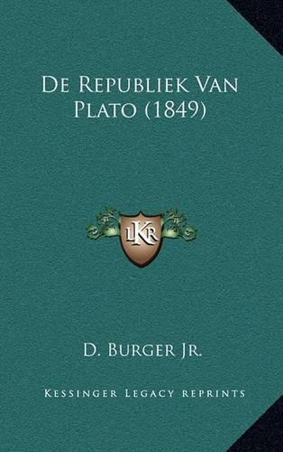 Cover image for de Republiek Van Plato (1849)