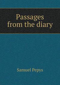 Cover image for Passages from the diary