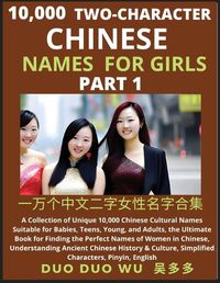 Cover image for Learn Mandarin Chinese Two-Character Chinese Names for Girls (Part 1)