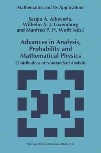 Cover image for Advances in Analysis, Probability and Mathematical Physics: Contributions of Nonstandard Analysis