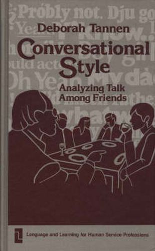 Cover image for Conversational Style: Analyzing Talk Among Friends