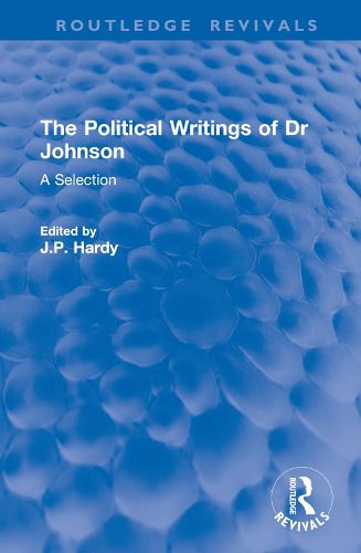 The Political Writings of Dr Johnson