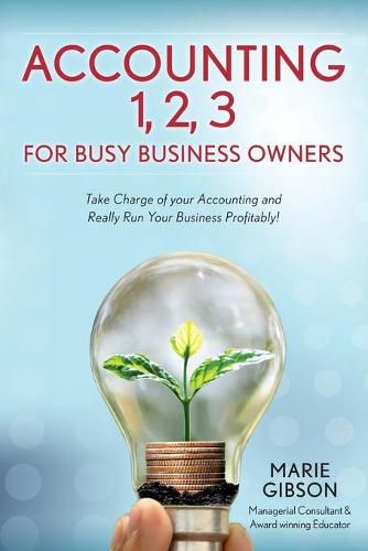 Cover image for Accounting 1, 2 3 for Busy Business Owners: Take Charge of your Accounting and Really Run Your Business Profitably!