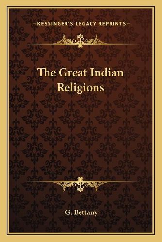 Cover image for The Great Indian Religions