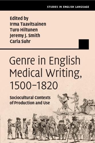 Cover image for Genre in English Medical Writing, 1500-1820