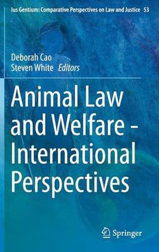 Cover image for Animal Law and Welfare - International Perspectives