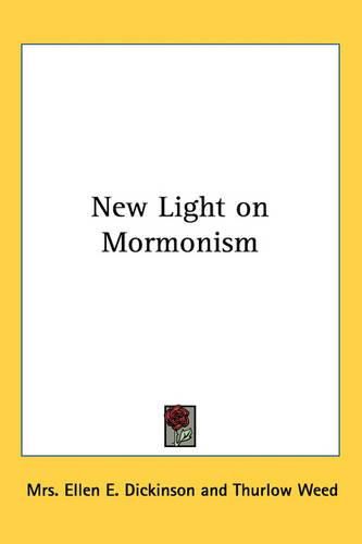 Cover image for New Light on Mormonism