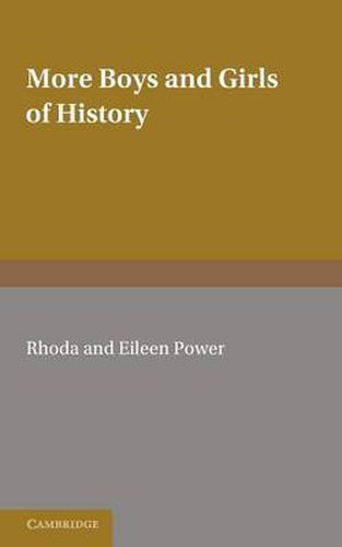 Cover image for More Boys and Girls of History