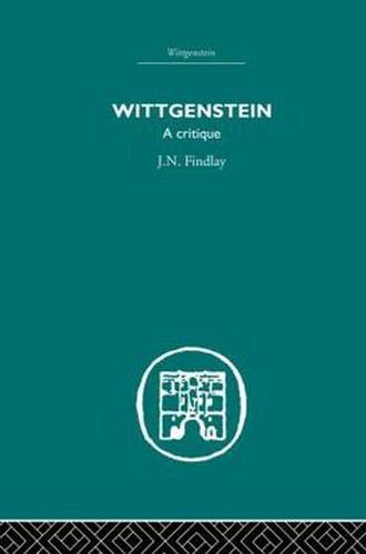 Cover image for Wittgenstein: A Critique