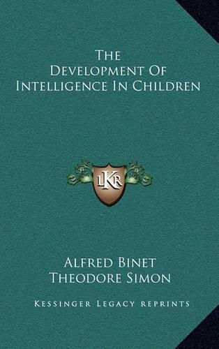 The Development of Intelligence in Children