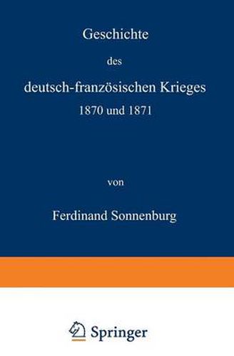 Cover image for Geschichte Des Deutsch-Franzoesischen Krieges 1870 Und 1871