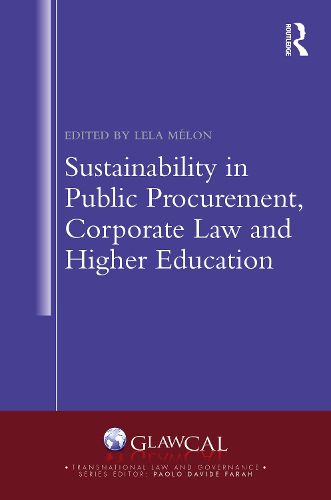 Cover image for Sustainability in Public Procurement, Corporate Law and Higher Education