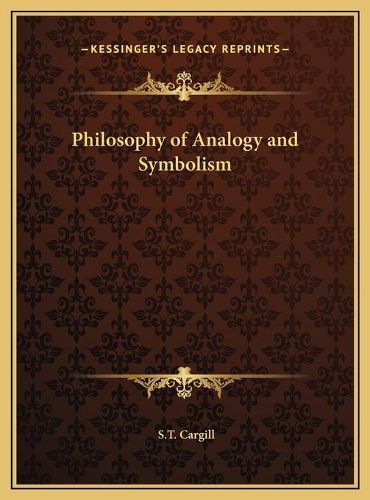 Cover image for Philosophy of Analogy and Symbolism