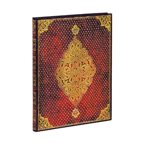 Cover image for Golden Trefoil Ultra Lined Hardcover Journal (Elastic Band Closure)