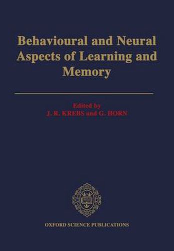 Cover image for Behavioural and Neural Aspects of Learning and Memory