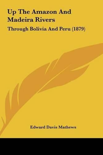 Up the Amazon and Madeira Rivers: Through Bolivia and Peru (1879