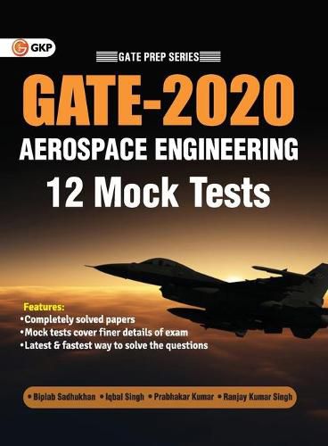 Cover image for Gate 2020 Aerospace Engineering 12 Mock Tests