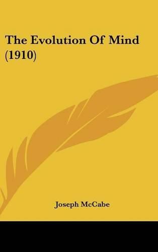 Cover image for The Evolution of Mind (1910)