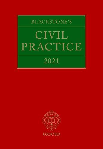 Cover image for Blackstone's Civil Practice 2021